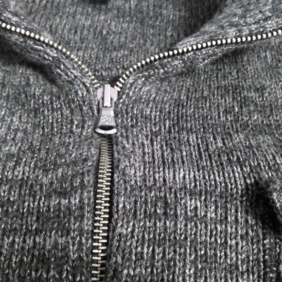 Rock & Republic Jacket Sweater Gray Long Sleeve Full Zip Men's XXL - Picture 5 of 8